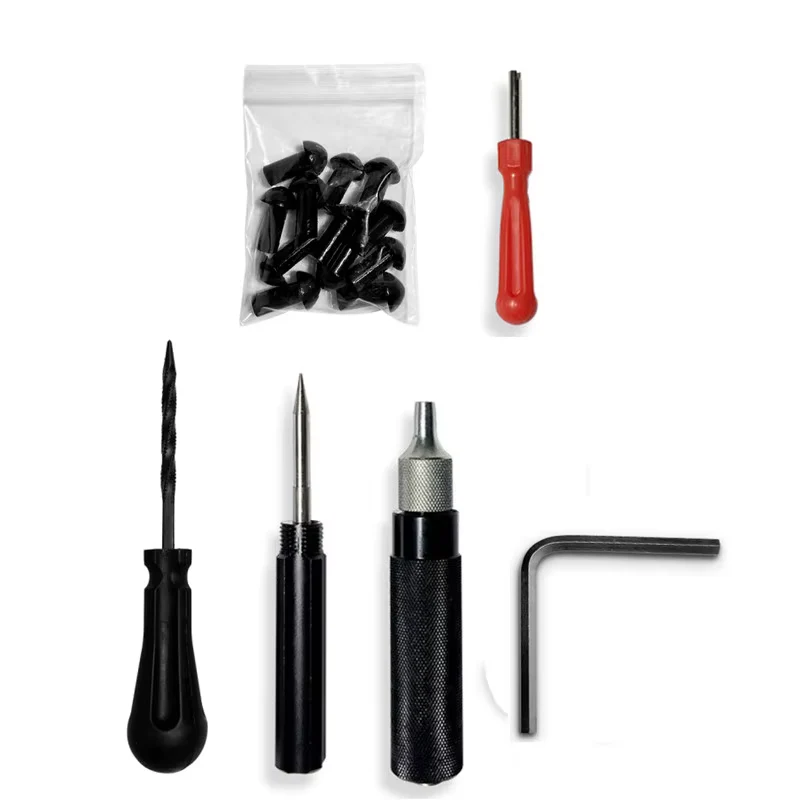 12Pcs Tire Repair Special Mushroom Nails Toolpatching Tubeless Tires Insert Car Motorcycle Tire Repair Tool Accessories Dropship