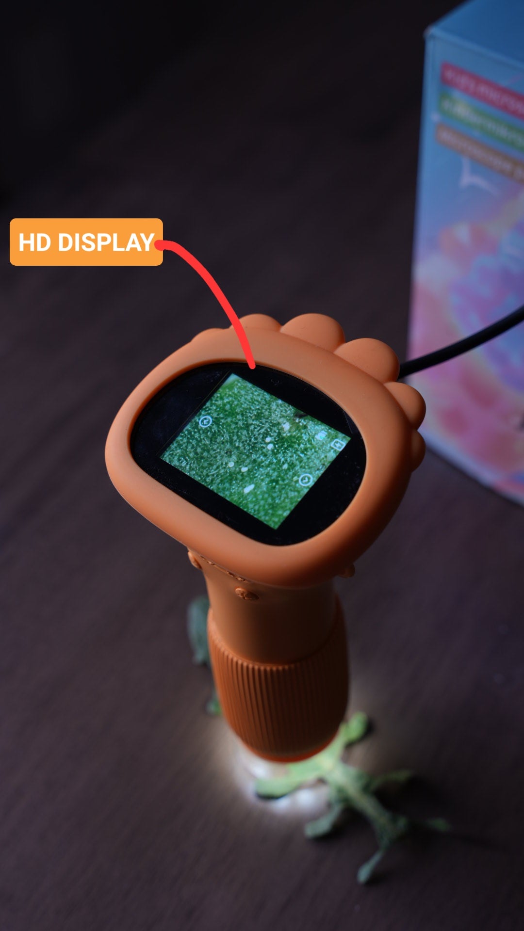 Microzoom Pro - Portable Rechargeable Microscope for Kids & Adults