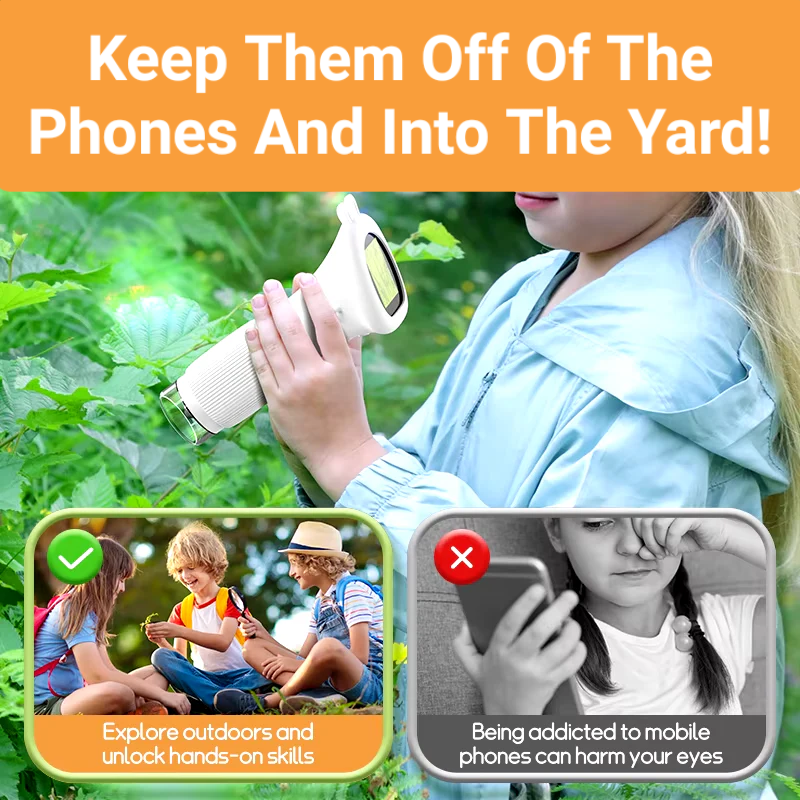 Microzoom Pro - Portable Rechargeable Microscope for Kids & Adults