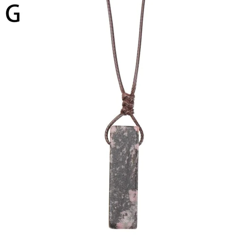 1Pc Irregular Rainbow Stone Natural Crystal Chakra Rock Necklace Golden Plated Quartz Pendant Nice Gift for Lover Friends