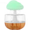 Desktop Rain Cloud Humidifier Relax Aromatherapy Lamp USB Rain Sound Diffuser 280Ml Colorful Night Light for Home