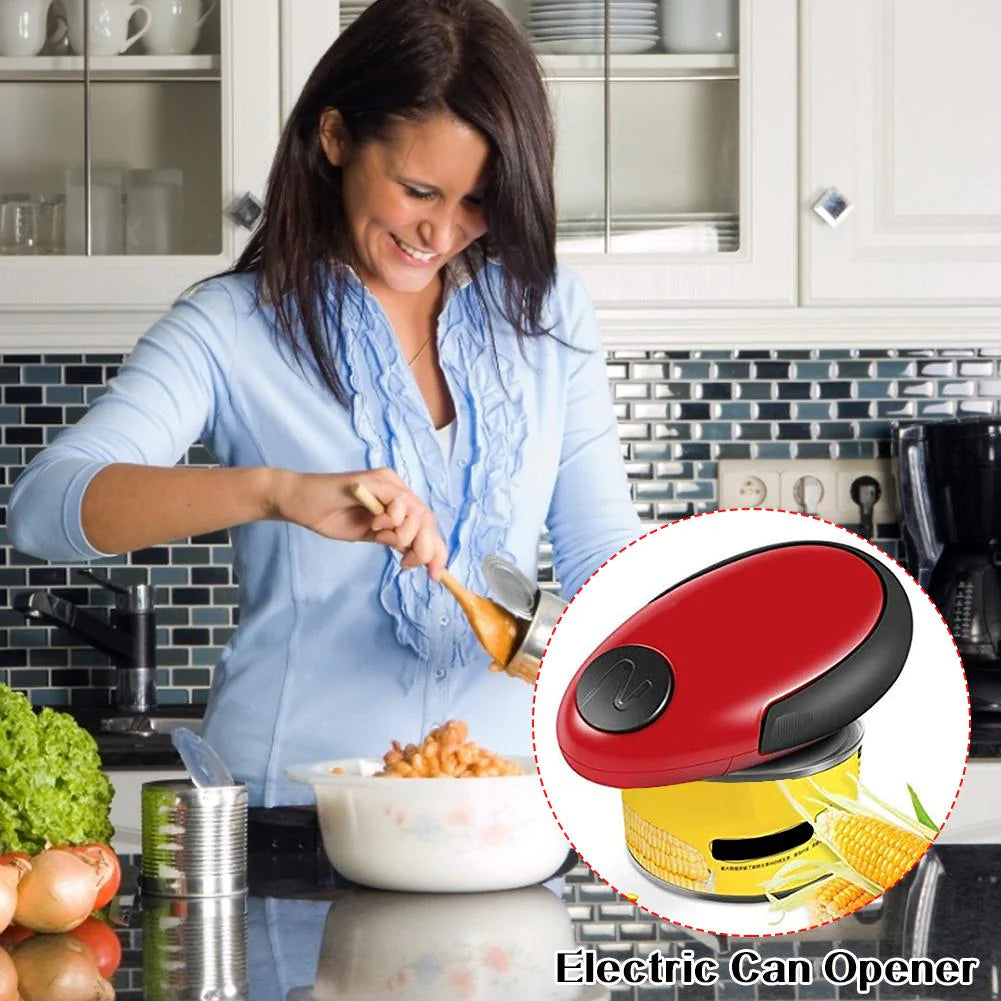 Electric Can Opener Kitchen Can Opener Beer Bottle Jar Battery Operatedrestaurant Can Opener Battery Operated Handheld Bar Corks