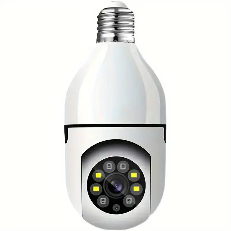 "360° Viral Lightbulb Security Camera - Wireless 2K Camera with Color Night Vision, Motion Detection, Two-Way Talk"