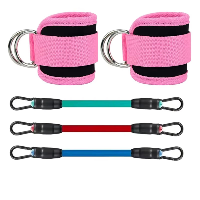 GluteBoost Ankle Strap Resistance Bands Set