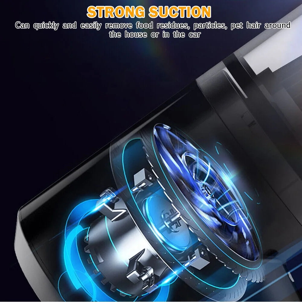 120W Cordless Handheld Vacuum Cleaner Small Mini Portable Car Auto Home Wireless