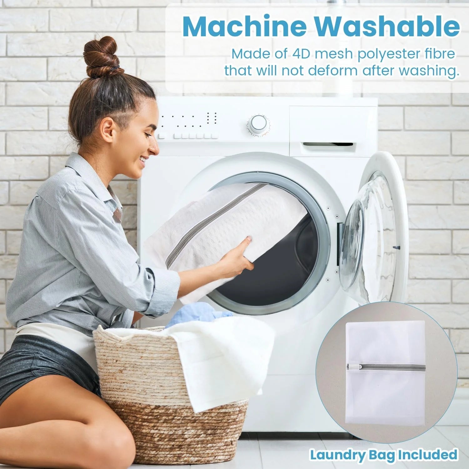 Soft Bathtub Pillow, Bath Pillows for Tub, Tub Pillow for Bathtub Support Neck,Head and Back with 6 Non-Slip Suction Cups for Men and Women