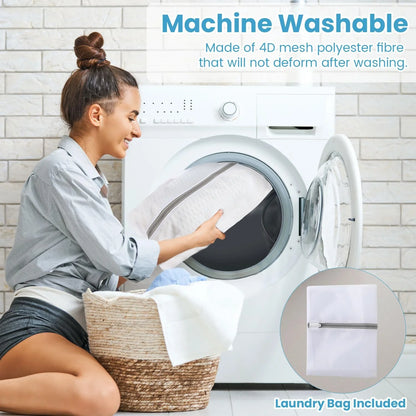 Soft Bathtub Pillow, Bath Pillows for Tub, Tub Pillow for Bathtub Support Neck,Head and Back with 6 Non-Slip Suction Cups for Men and Women