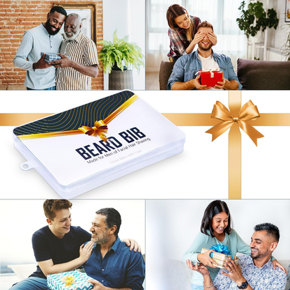  Mess-Free Grooming: Beard Bib & Apron - Shaving & Trimming Catcher Cloth for Men