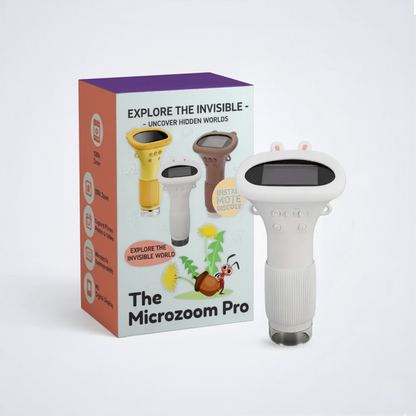 Microzoom Pro - Portable Rechargeable Microscope for Kids & Adults