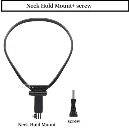 Neck Hold Mount for Phone Gopro Hero 12 10 9 Insta360 X3 DJI Osmo Action Camera Anti-Shake Lanyard Strap for Gopro Accessories