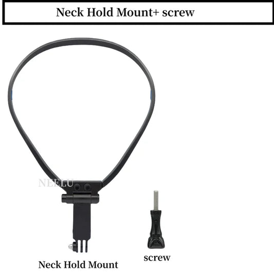 Neck Hold Mount for Phone Gopro Hero 12 10 9 Insta360 X3 DJI Osmo Action Camera Anti-Shake Lanyard Strap for Gopro Accessories