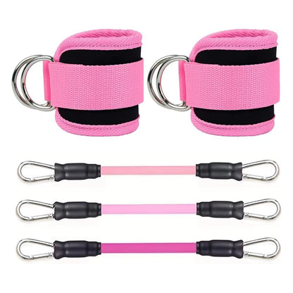 GluteBoost Ankle Strap Resistance Bands Set