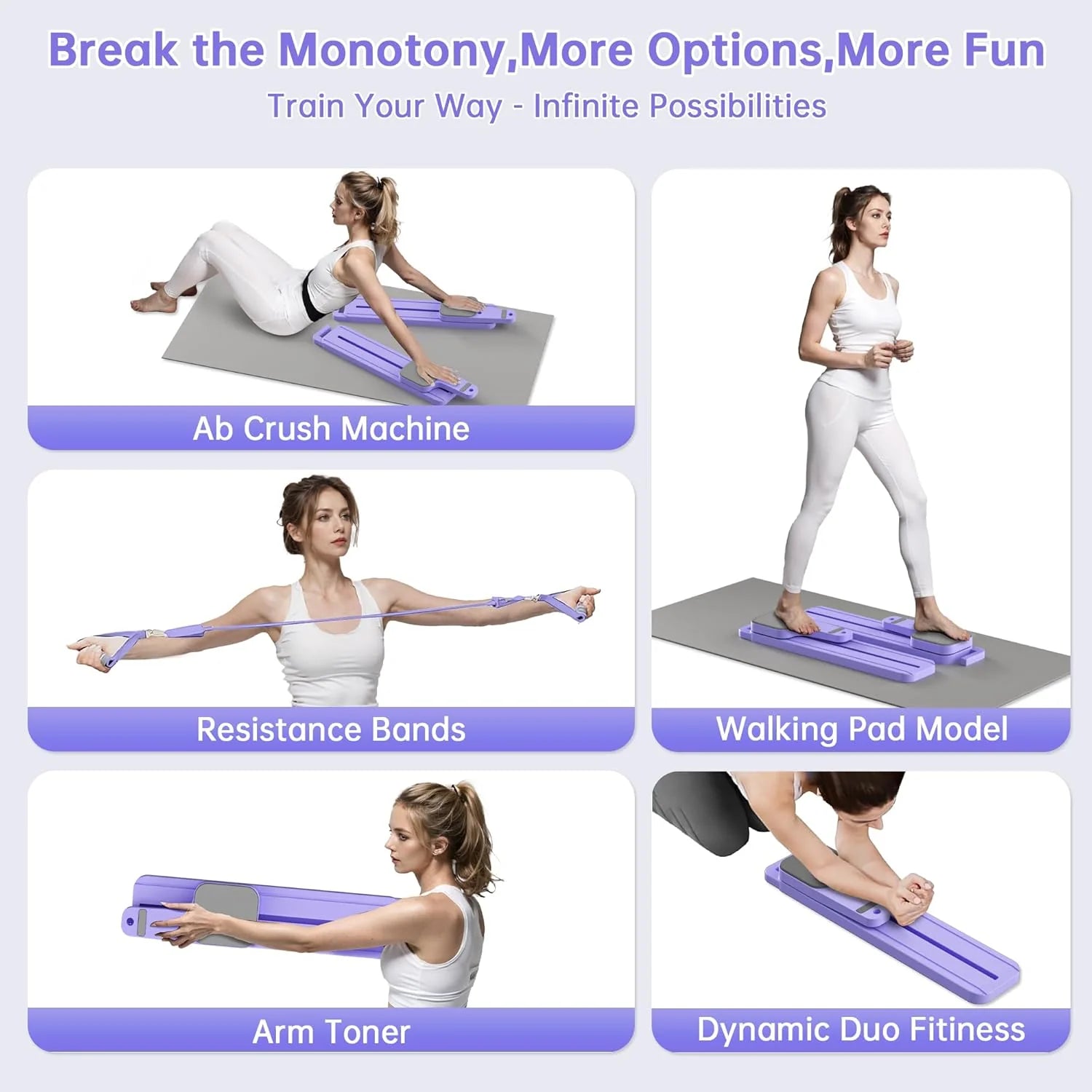 VersaFit 7-in-1 Pilates Reformer Board