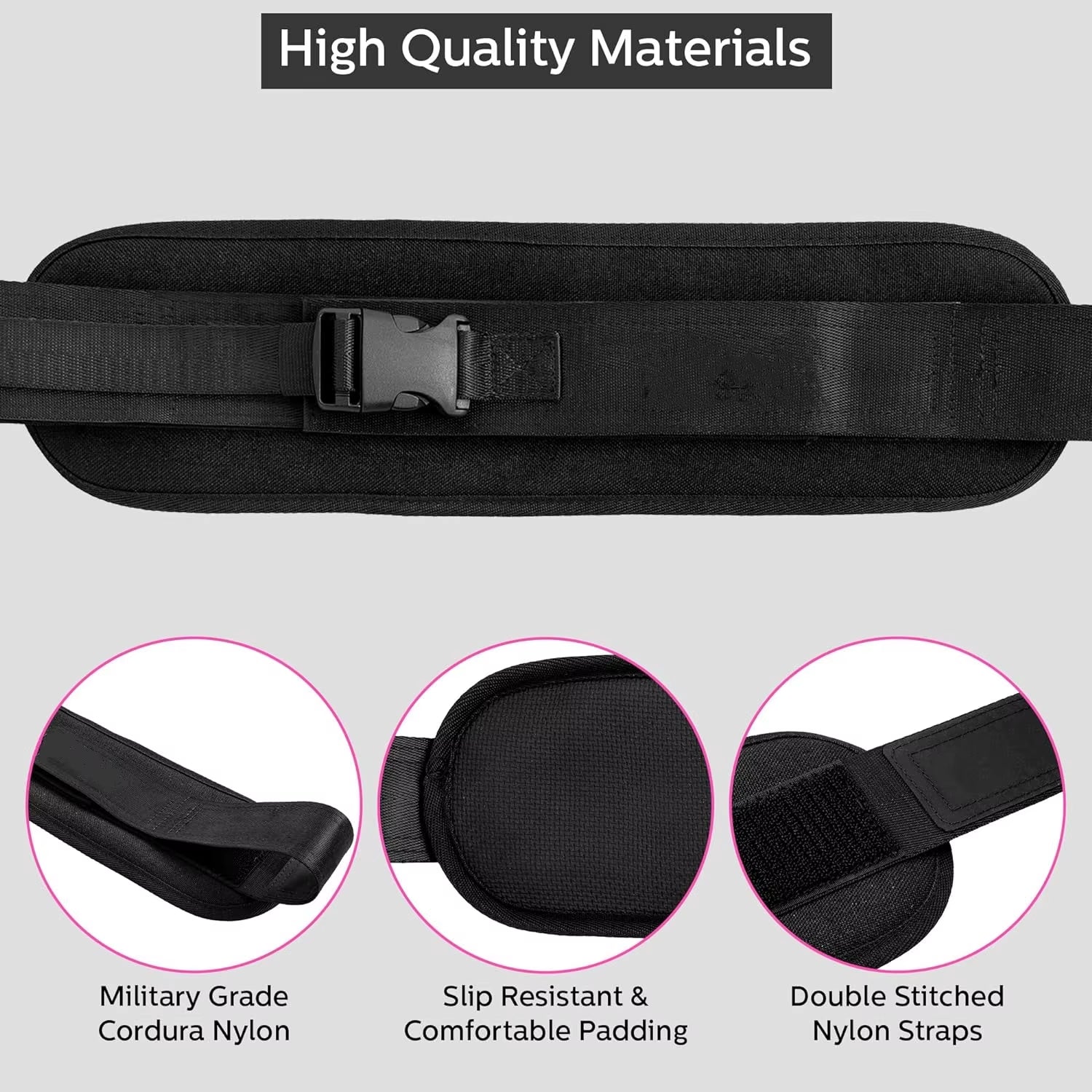 GluteThrust Hip Belt Trainer with Dumbbell Holder