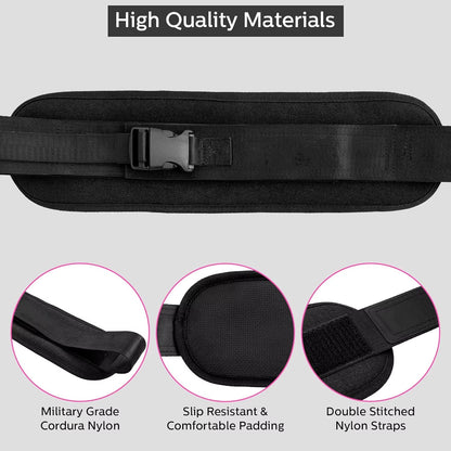 GluteThrust Hip Belt Trainer with Dumbbell Holder