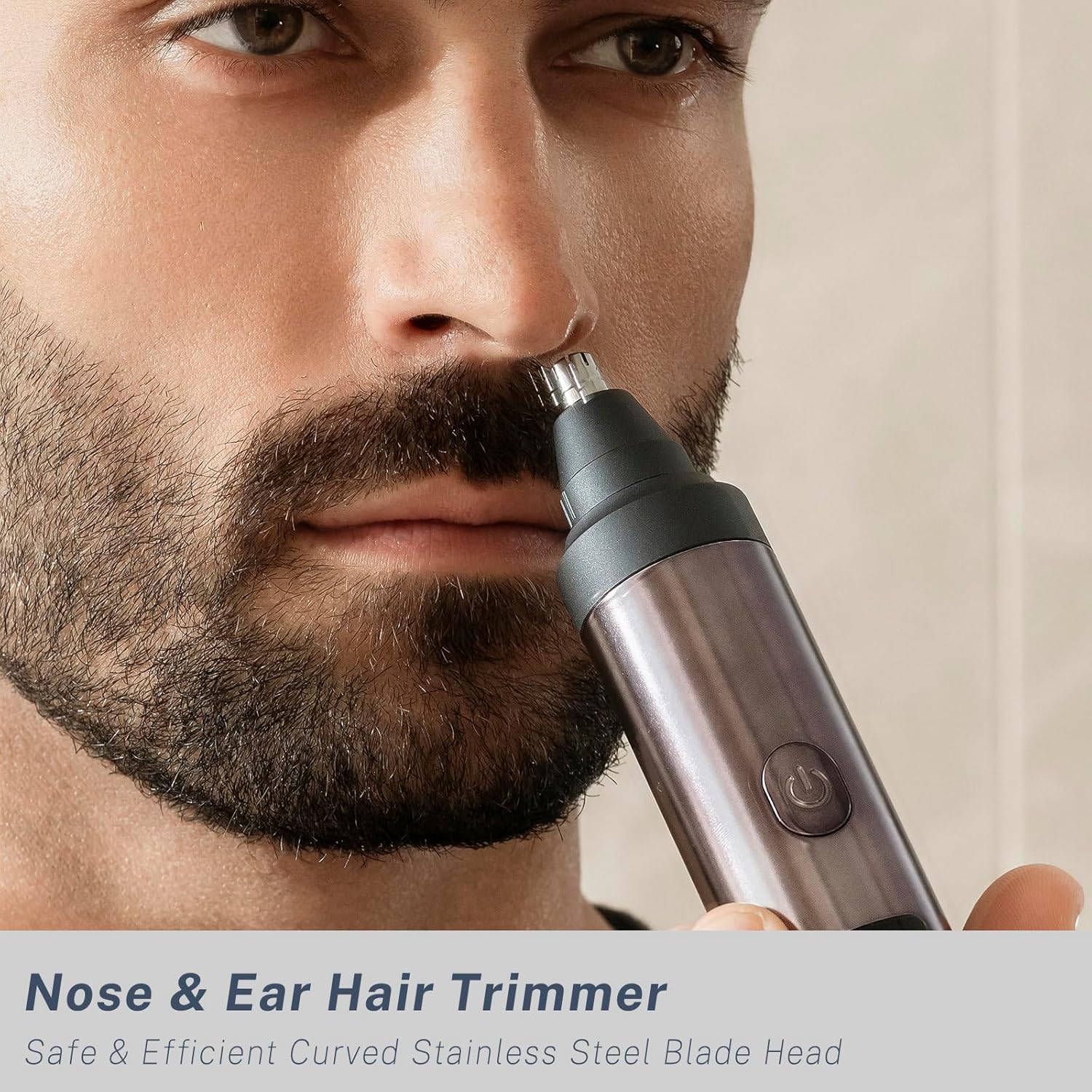 Beard Trimmer and Clippers Set for Men with Foil Shavers, Precise Dial Adjustable 20 Settings, Professional 3-IN-1 Mens Grooming Kit with Nose Trimmer IPX7 Waterproof Wet and Dry, USB-C Rechargeable