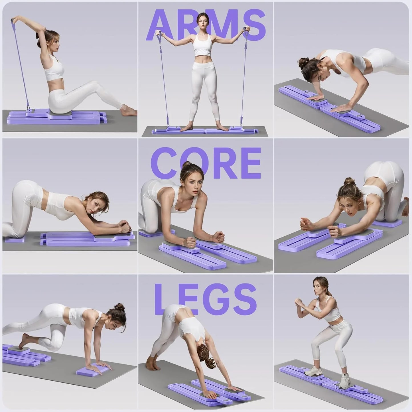 VersaFit 7-in-1 Pilates Reformer Board