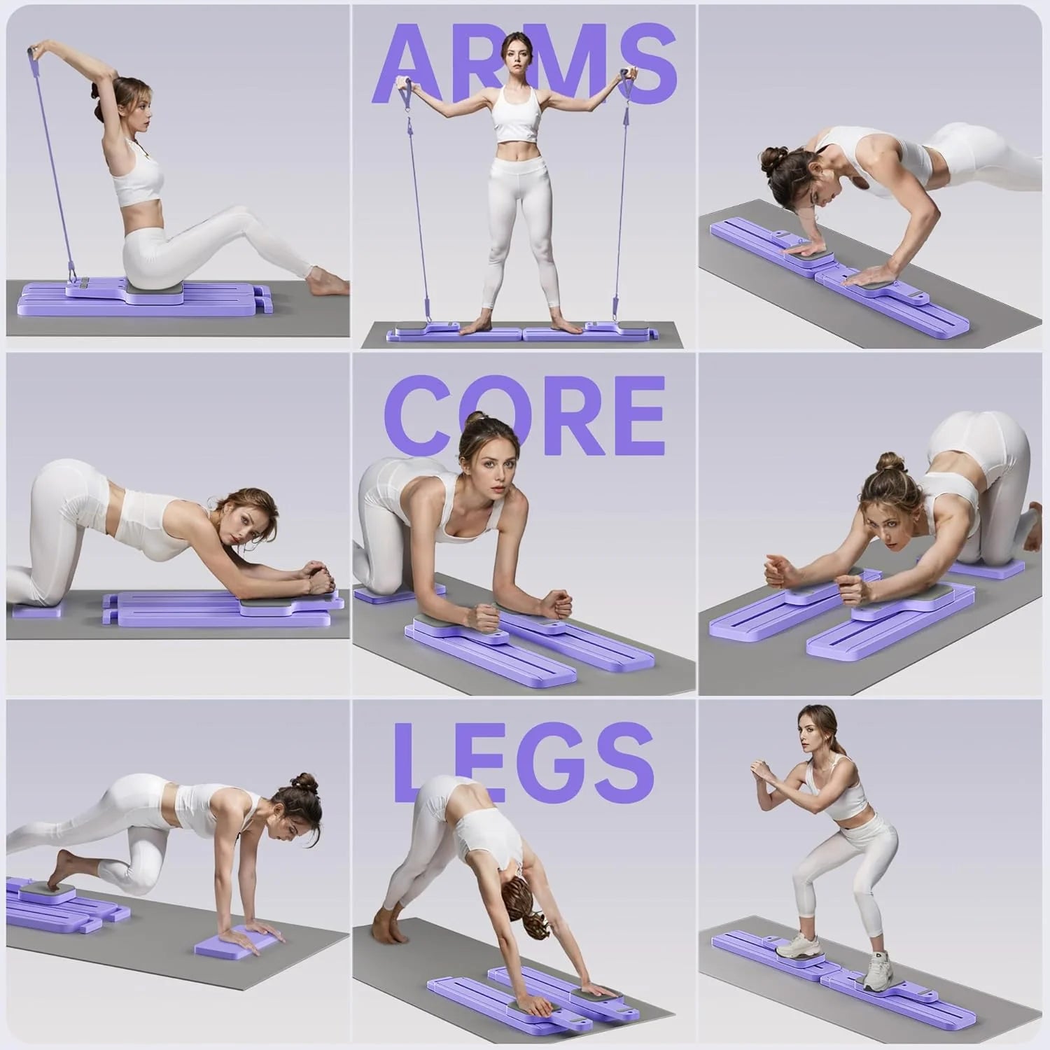 VersaFit 7-in-1 Pilates Reformer Board