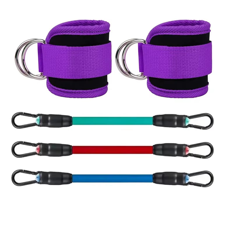 GluteBoost Ankle Strap Resistance Bands Set