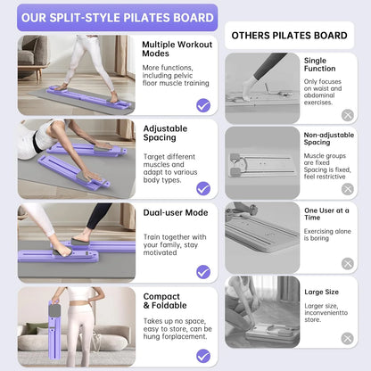 VersaFit 7-in-1 Pilates Reformer Board