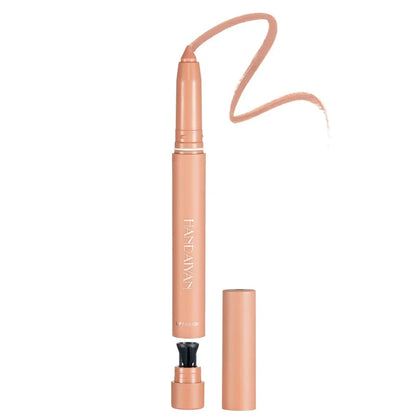 Nude Matte Lipstick Velvet Soft Mist Texture Lips Liner Pencil Waterproof Long Lasting Color Rendering Non-Stick Cup Lip Gloss
