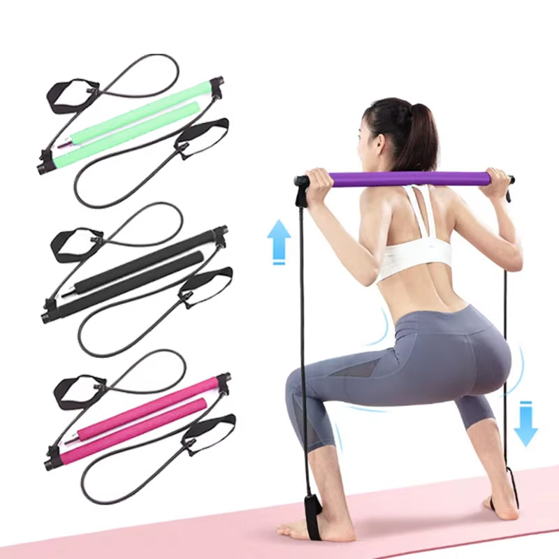 FlexCore Pilates Bar Kit with Resistance Bands