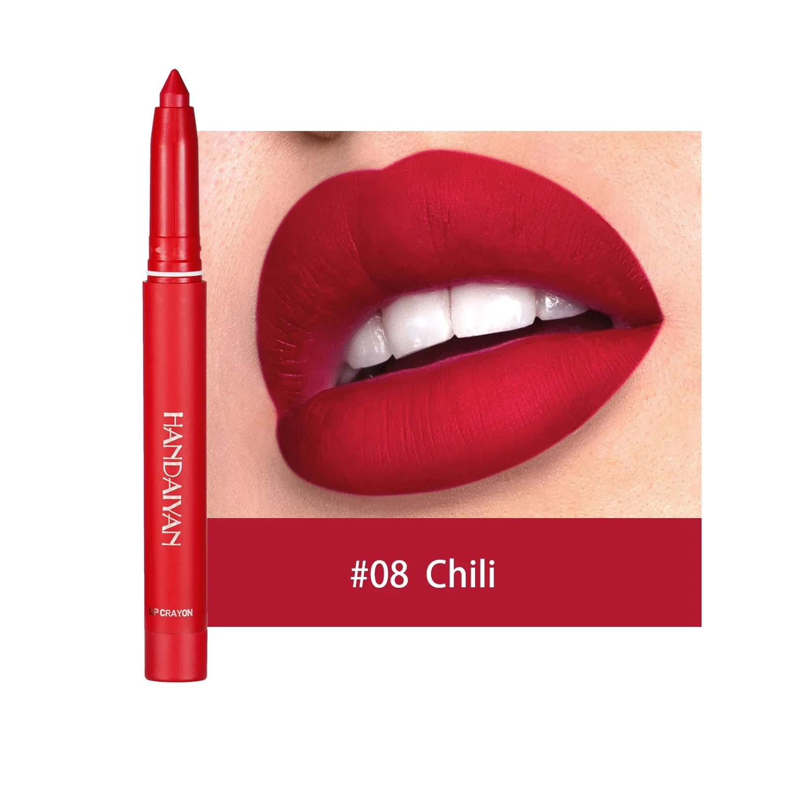 Nude Matte Lipstick Velvet Soft Mist Texture Lips Liner Pencil Waterproof Long Lasting Color Rendering Non-Stick Cup Lip Gloss