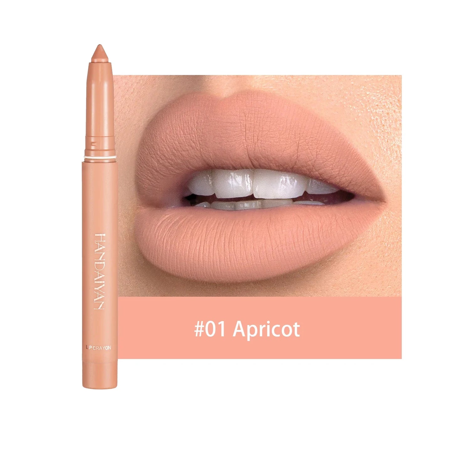 Nude Matte Lipstick Velvet Soft Mist Texture Lips Liner Pencil Waterproof Long Lasting Color Rendering Non-Stick Cup Lip Gloss