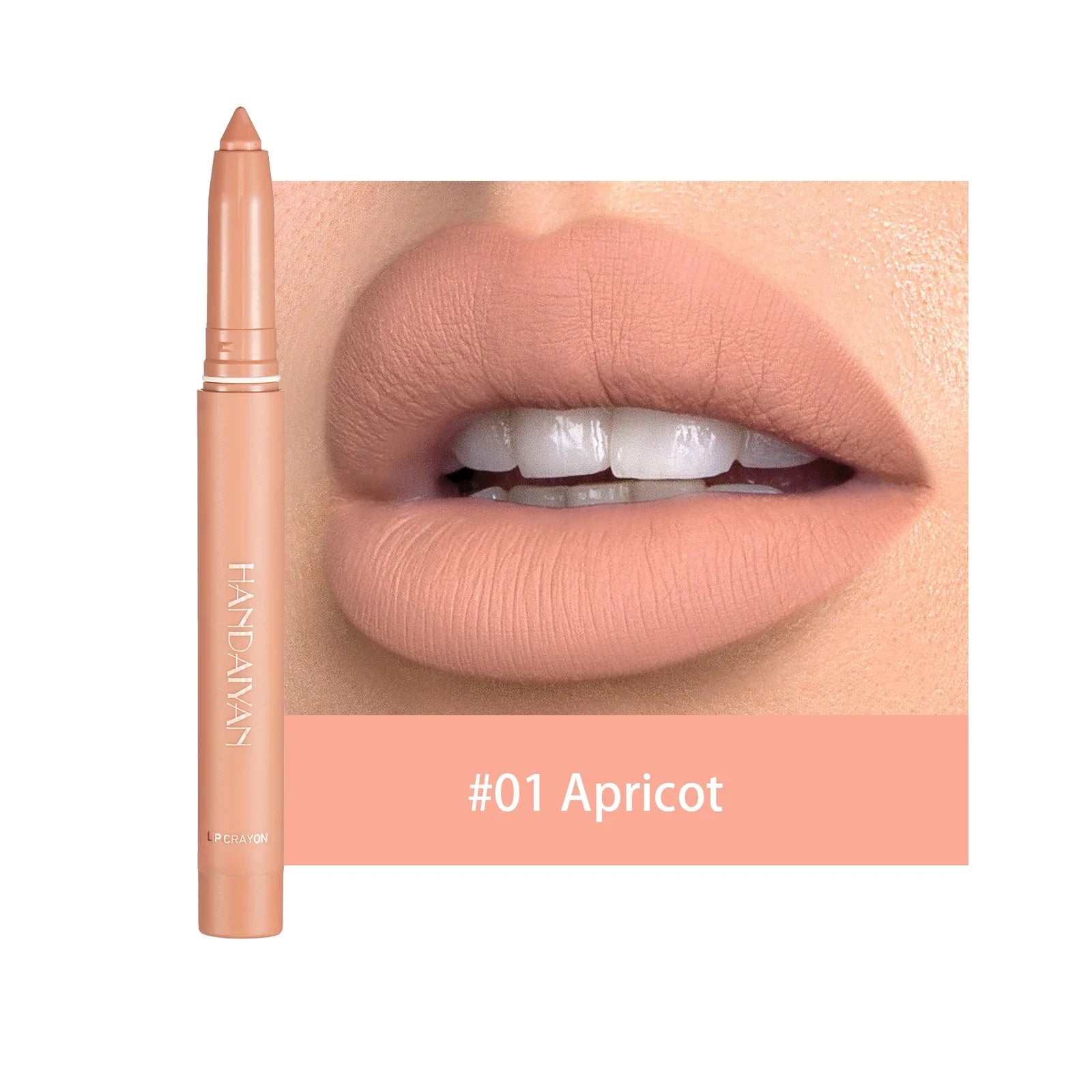 Nude Matte Lipstick Velvet Soft Mist Texture Lips Liner Pencil Waterproof Long Lasting Color Rendering Non-Stick Cup Lip Gloss