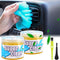 Car Dust Cleaning Gel - Universal Auto Putty Car Dust Remover Cleaner Gel for Car Interior Cleaner Keyboard Detailing Cleaning 2 Pack Yellow