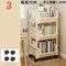 Kitchen Storage Trolley Bookshelf Slit Storage Cabinet Bathroom Living Room Home Organizer Rack Kitchen Corner Narrow